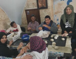 working together at the Dar Salah Project