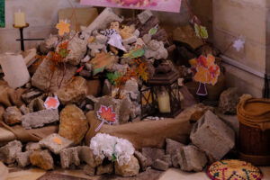 Christ in the rubble - Christmas Church in Bethlehem